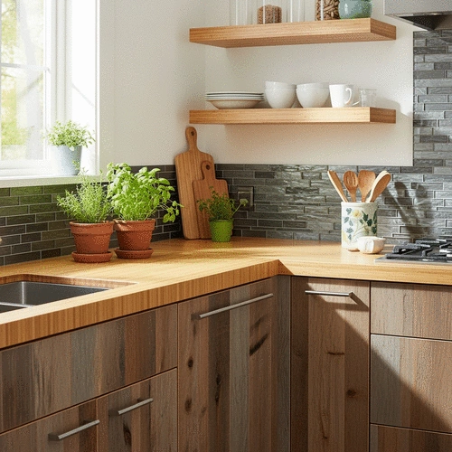 sustainable options for kitchen refacing materials